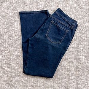 Ann Taylor Loft curvy bootcut denim jeans